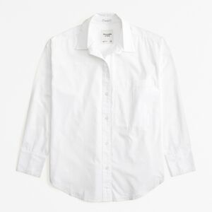 Abercrombie & Fitch White Button Down Shirt